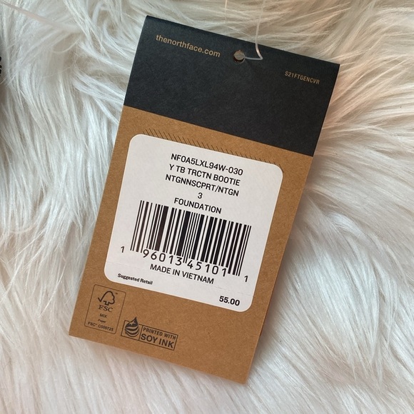 SALE!! ❄️ NORTH FACE Thermoball Traction Bootie Camo size 3 - Picture 4 of 10